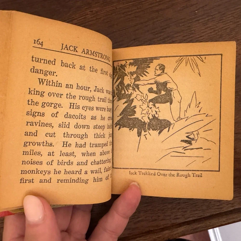 Vintage 1939 Better Little Book Jack Armstrong Mystery of the Iron Key #1422